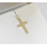 Χρυσός αντρικός σταυρός 14 Καρατίων