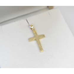 Χρυσός αντρικός σταυρός 14 Καρατίων