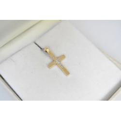 Χρυσός αντρικός σταυρός 14 Καρατίων