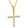 Χρυσός γυναικείος σταυρός με αλυσίδα 14 Καρατίων