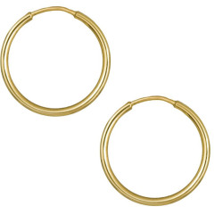 Σκουλαρίκια Κρίκοι από Χρυσό 14 Καρατίων