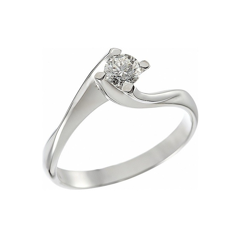 Μονόπετρο από χρυσό 9 καρατίων