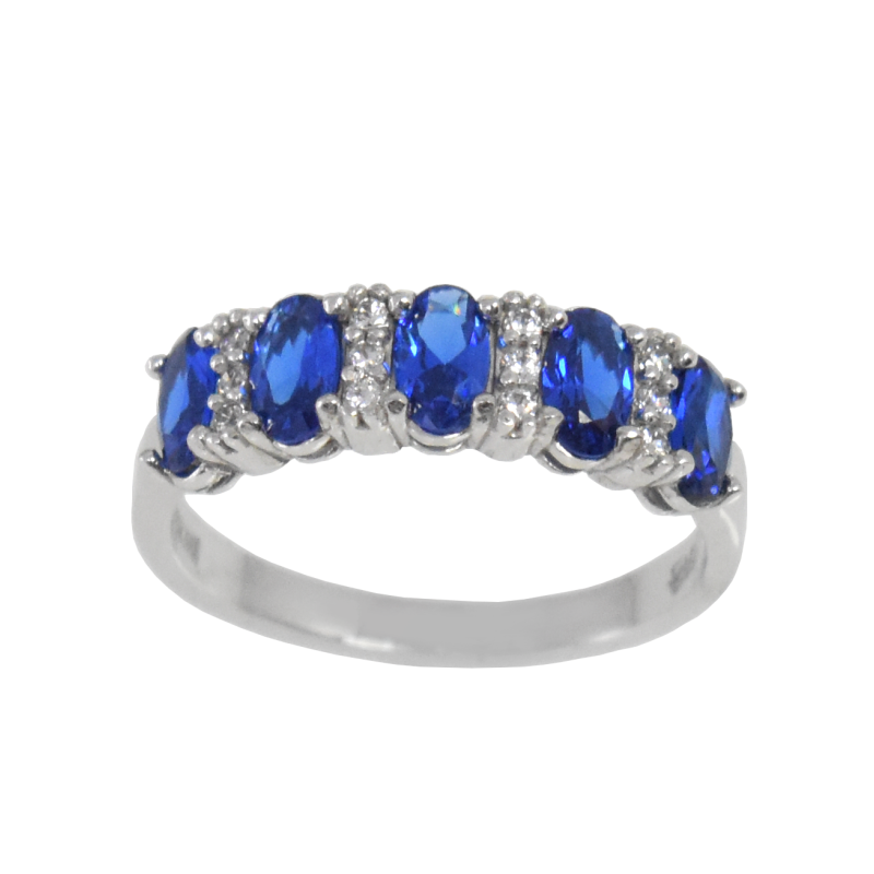 Δαχτυλίδι από Λευκόχρυσο 14 καρατίων