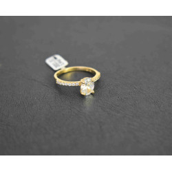 Μονόπετρο από χρυσό 14 καρατίων