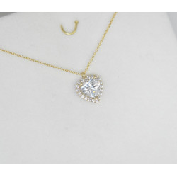 Κολιέ χρυσό 9 καρατίων καρδιά