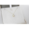 Κολιέ μονόπετρο Χρυσό 9 καρατίων