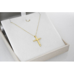 Κολιέ σταυρουδάκι Χρυσό 9 καρατίων