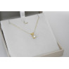 Κολιέ μονόπετρο Χρυσό 9 καρατίων