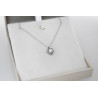 Κολιέ Λευκόχρυσο 9 καρατίων καρδιά