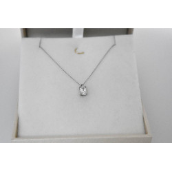 Κολιέ Λευκόχρυσο 9 καρατίων