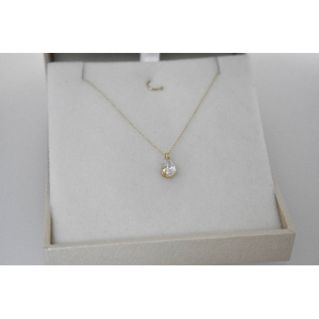 Κολιέ Χρυσό 9 καρατίων δάκρυ