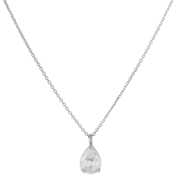 Κολιέ λευκόχρυσο 9 καρατίων