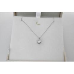 Κολιέ λευκόχρυσο 9 καρατίων