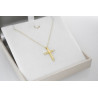 Κολιέ σταυρουδάκι Χρυσό 9 καρατίων