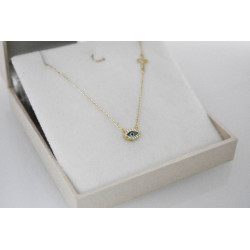 Κολιέ ματάκι χρυσό 9 καρατίων