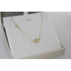 Κολιέ ματάκι χρυσό 9 καρατίων