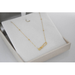 Κολιέ καρδούλες Χρυσό 14 καρατίων