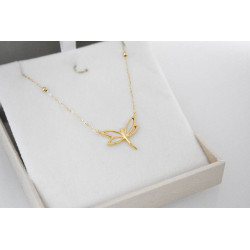 Κολιέ Κουνουπάκι Χρυσό 14 καρατίων