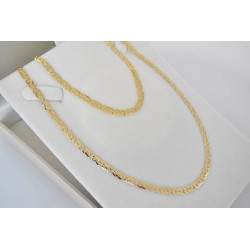Αλυσίδα κουρμέτ από χρυσό 9 καρατίων