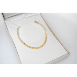 Βραχιόλι χειροπέδα Λευκόχρυσο 9 καρατίων