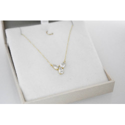 Κολιέ χρυσό 9 καρατίων Με Τρεις Σταγόνες