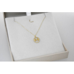 Κολιέ άπειρο χρυσό 9 καρατίων