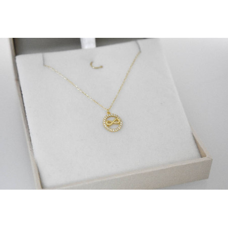 Κολιέ άπειρο χρυσό 9 καρατίων