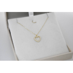 Κολιέ Χρυσό 9 καρατίων καρδούλα