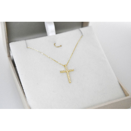 Κολιέ Χρυσό 9 καρατίων σταυρουδάκι