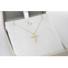 Κολιέ Χρυσό 9 καρατίων σταυρουδάκι