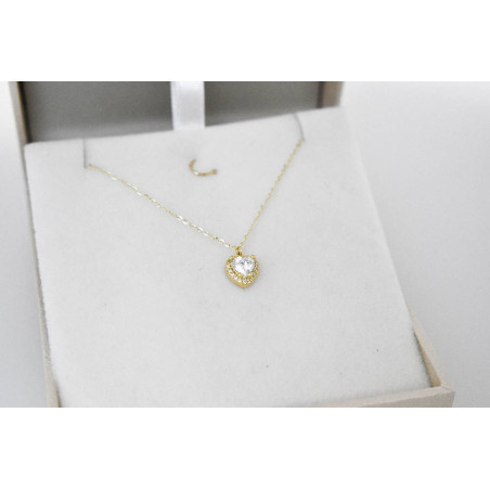 Κολιέ χρυσό 9 καρατίων καρδιά