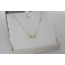 Κολιέ άπειρο χρυσό 9 καρατίων