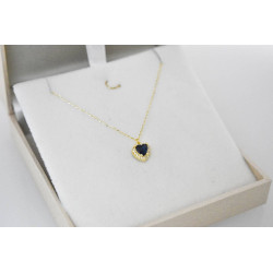 Κολιέ χρυσό 9 καρατίων καρδιά