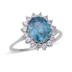 Δαχτυλίδι από λευκόχρυσο 9 καρατίων