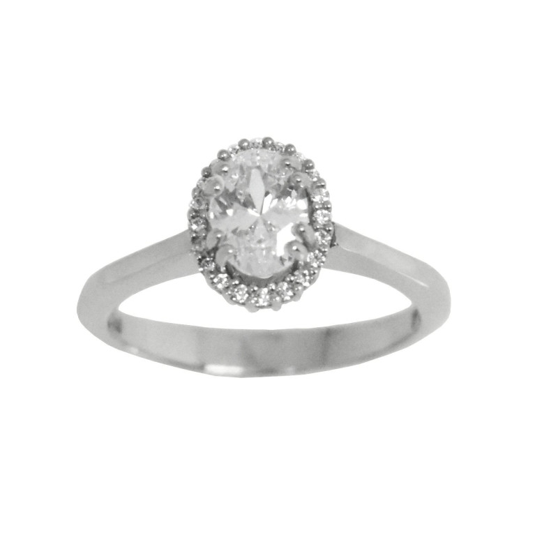 Δαχτυλίδι από λευκόχρυσο14 καρατίων