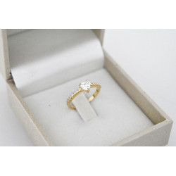 Μονόπετρο από Χρυσό 14 καρατίων