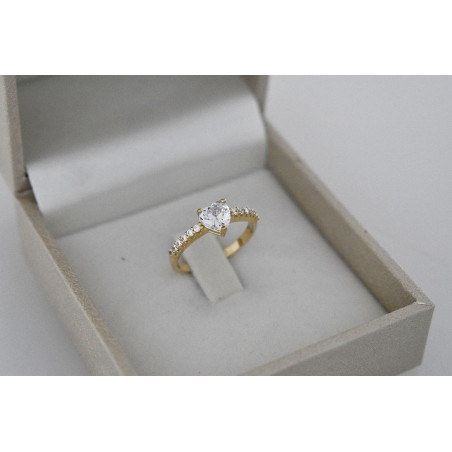 Μονόπετρο από Χρυσό 14 καρατίων