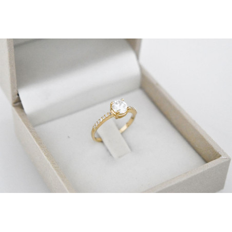 Μονόπετρο από Χρυσό 14 καρατίων