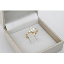 Μονόπετρο από Χρυσό 14 καρατίων