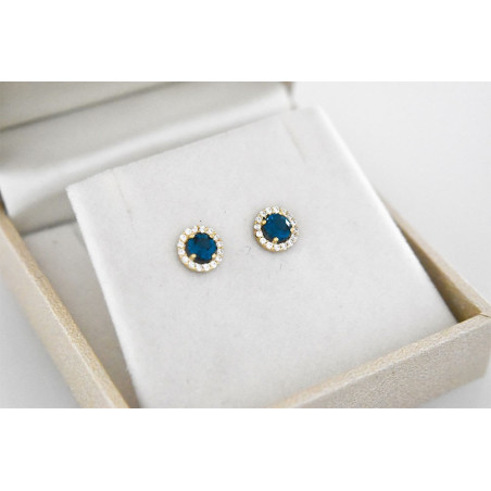 Σκουλαρίκια ροζέτα από Χρυσό 9 Καρατίων