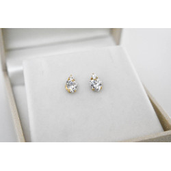 Σκουλαρίκια καρδούλα από Χρυσό 9 Καρατίων