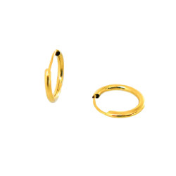 Σκουλαρίκια Κρίκοι από Χρυσό 14 Καρατίων