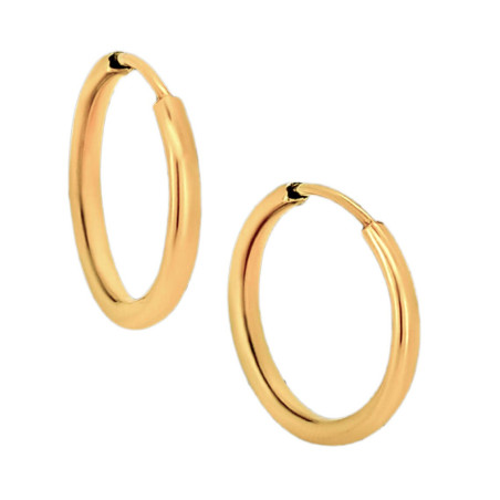 Σκουλαρίκια Κρίκοι από Χρυσό 14 Καρατίων