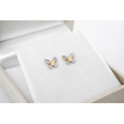 Σκουλαρίκια δελφινάκι από Χρυσό 14 Καρατίων