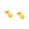 Σκουλαρίκια λουλουδάκι από Χρυσό 14 Καρατίων