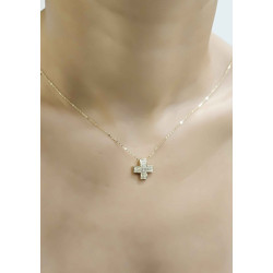 Κολιέ Χρυσό 9 καρατίων σταυρουδάκι