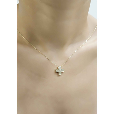 Κολιέ Χρυσό 9 καρατίων σταυρουδάκι