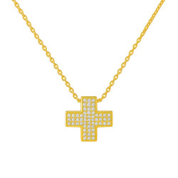 Κολιέ Χρυσό 9 καρατίων σταυρουδάκι