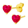 Σκουλαρίκια καρδούλες από Χρυσό 9 Καρατίων