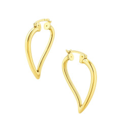 Σκουλαρίκια Κρίκοι απο 14 Καρατίων